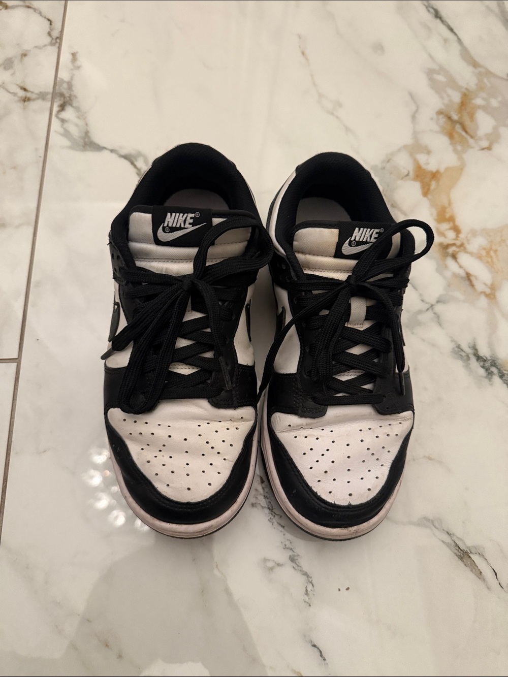 Nike Panda Black and White Low-Top Women Sneakers